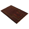 Baluchi Rug Handmade Red Prayer Design 2x4 ft