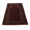 Baluchi Rug Handmade Red Prayer Design 3x5 ft