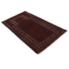 Baluchi Rug Handmade Red Prayer Design 3x5 ft