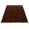Baluchi Rug Handmade Multi Geometric 4x6 ft