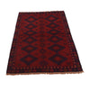 Baluchi Rug Handmade Red Geometric 3x5 ft