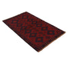 Baluchi Rug Handmade Red Geometric 3x5 ft