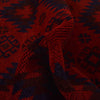Baluchi Rug Handmade Red Geometric 3x5 ft