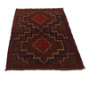 Baluchi Rug Handmade Multi Geometric 3x5 ft