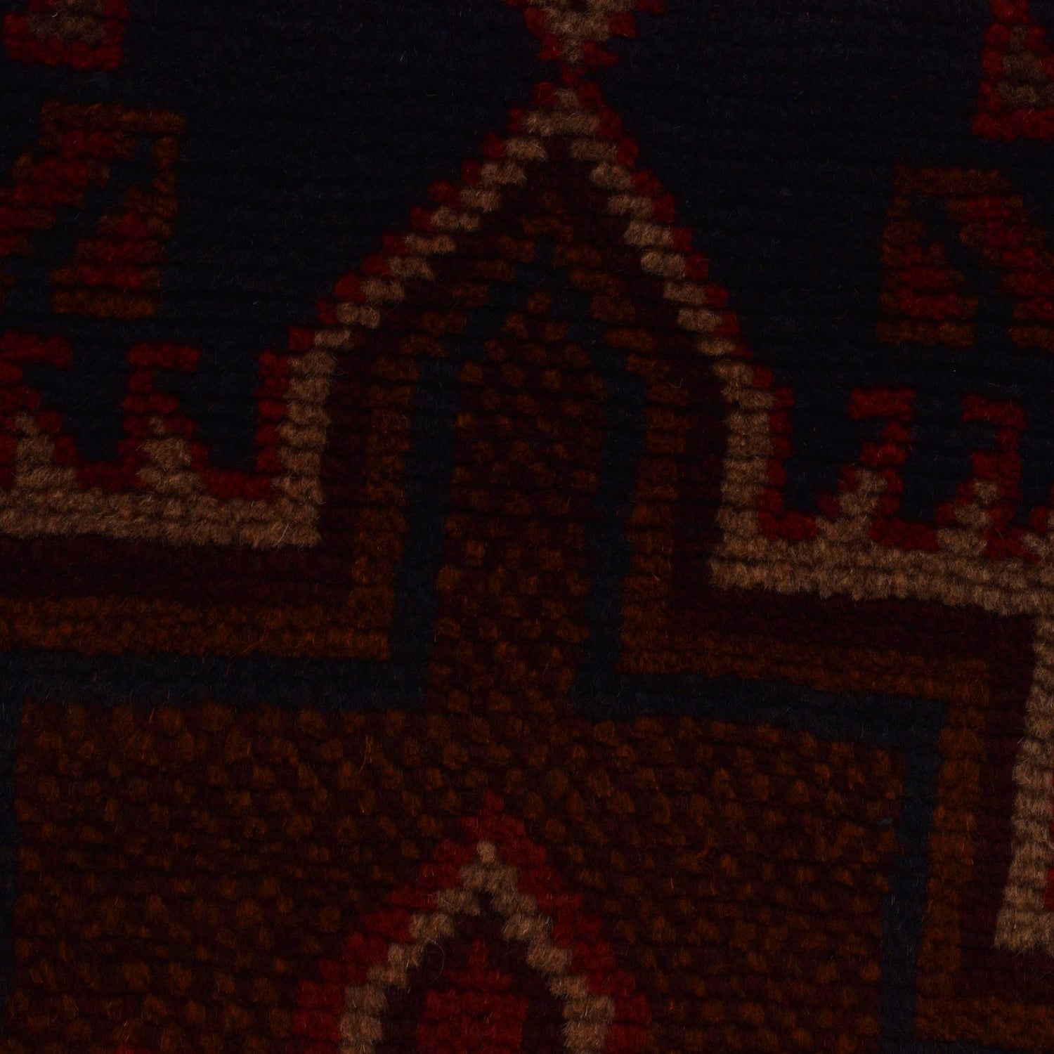 Baluchi Rug Handmade Multi Geometric 3x5 ft