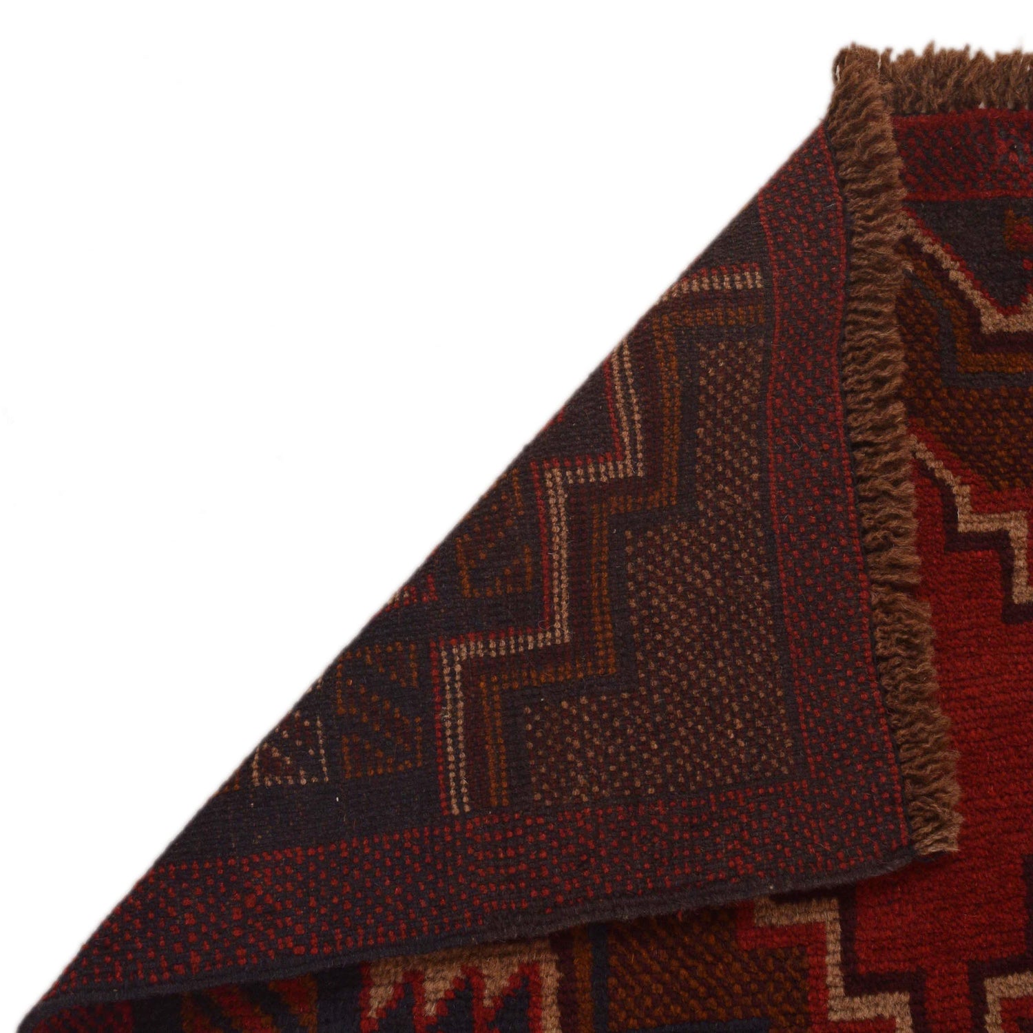 Baluchi Rug Handmade Multi Geometric 3x5 ft