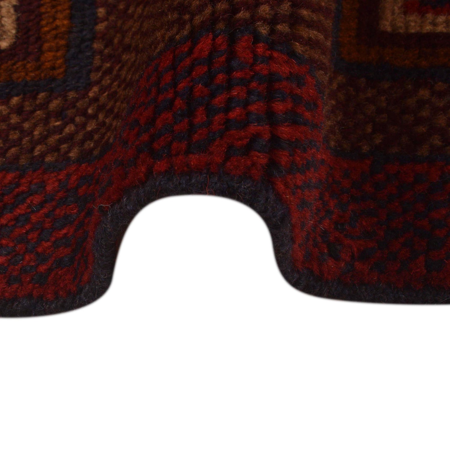 Baluchi Rug Handmade Multi Geometric 3x5 ft