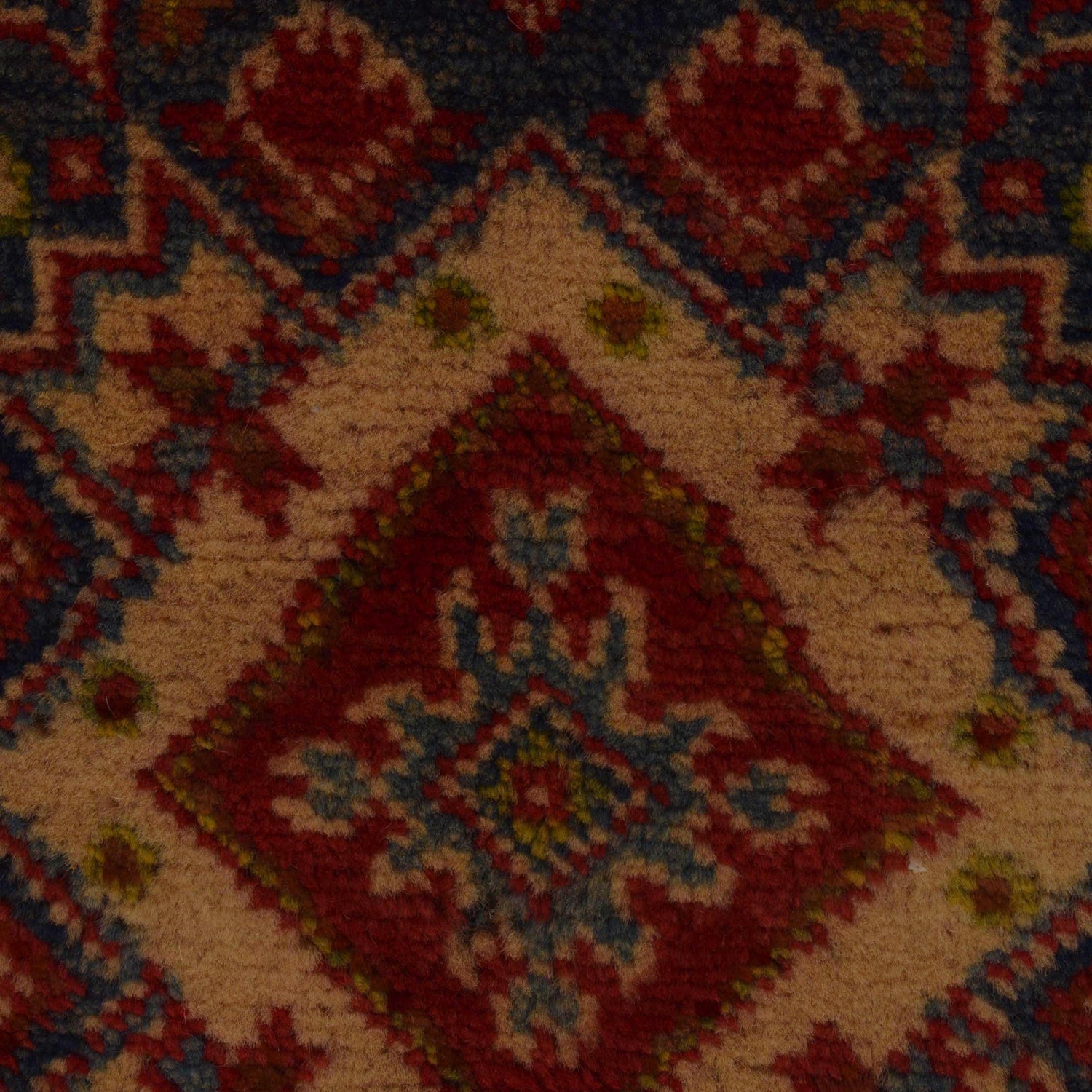 Kazak Rug Handmade Red Medallion 3x5 ft