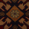 Kazak Rug Handmade Red Medallion 2x4 ft