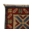Kazak Rug Handmade Blue Medallion 2x4 ft