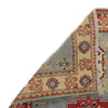 Kazak Rug Handmade Blue Medallion 2x4 ft