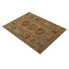 Waziri Area Rug Handmade Multi Medallion 2x4 ft
