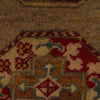 Waziri Area Rug Handmade Multi Medallion 2x4 ft