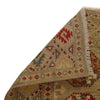 Waziri Area Rug Handmade Multi Medallion 2x4 ft