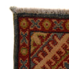 Kazak Rug Handmade Blue Medallion 2x4 ft