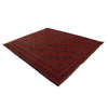 Mashwani Runner Rug Handmade Deep Red Geometric 6x9 ft