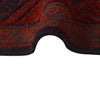 Mashwani Runner Rug Handmade Deep Red Geometric 6x9 ft