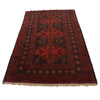 Baluchi Rug Handmade Multi Geometric 4x6 ft