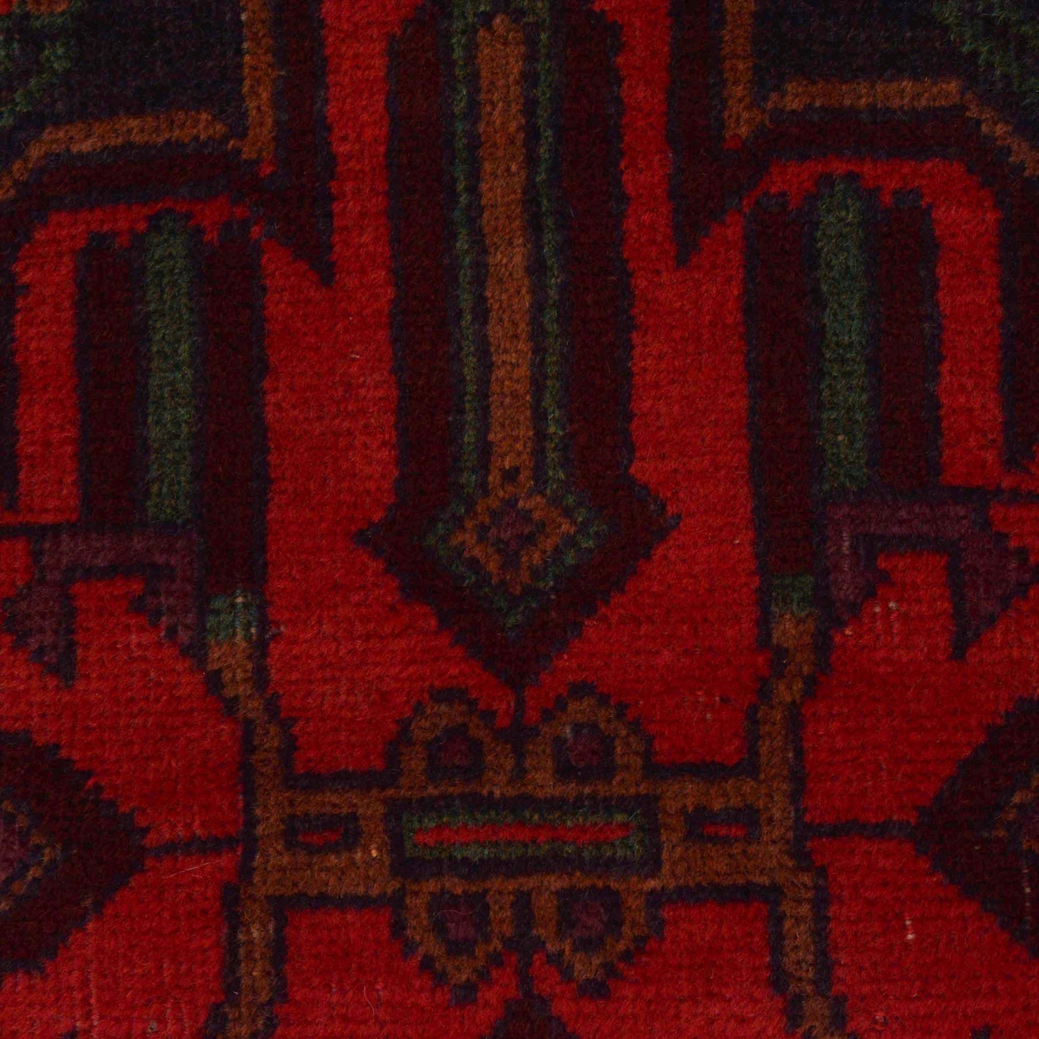 Baluchi Rug Handmade Multi Geometric 4x6 ft