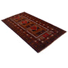 Baluchi Rug Handmade Multi Geometric 4x6 ft
