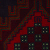 Baluchi Rug Handmade Multi Geometric 4x6 ft