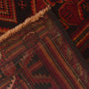 Baluchi Rug Handmade Red Geometric 4x6 ft