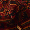 Baluchi Rug Handmade Red Geometric 4x6 ft