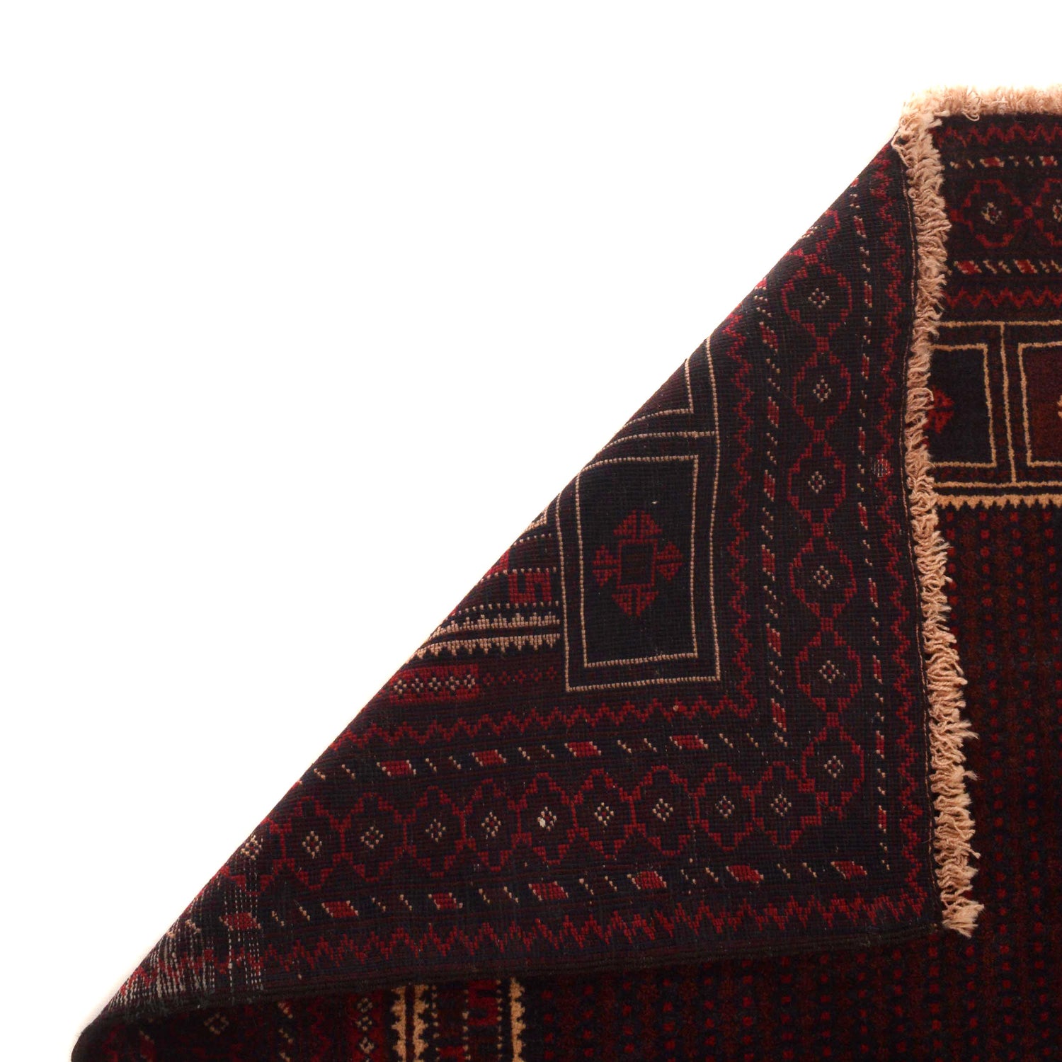 Baluchi Rug Handmade Multi Prayer Design 3x5 ft