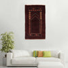 Baluchi Rug Handmade Multi Prayer Design 3x5 ft