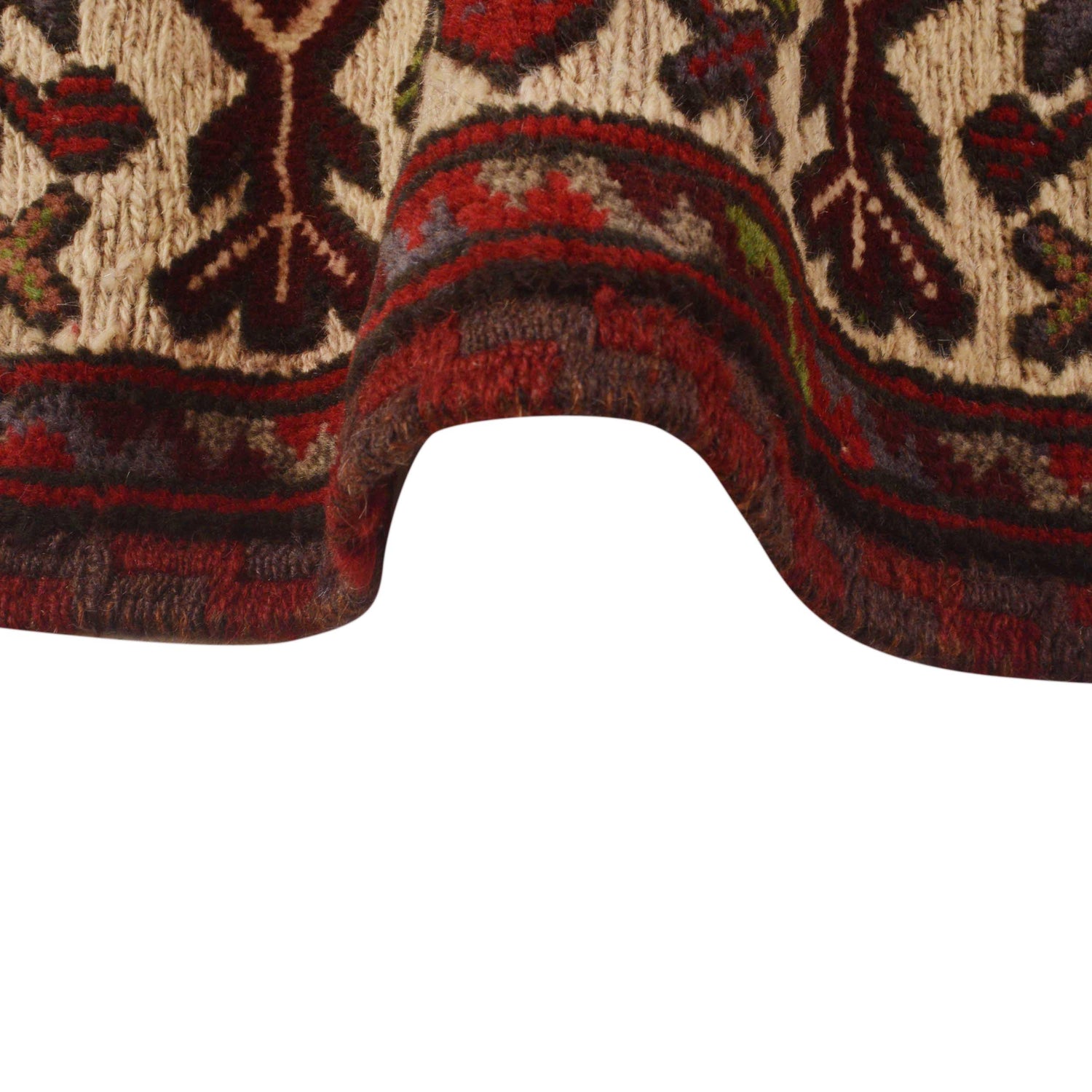 Barjasta Area Rug Handmade Multi Floral 4x6 ft