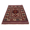 Barjasta Area Rug Handmade Multi Floral 4x6 ft