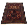 Baluchi Rug Handmade Multi Prayer Design 2x4 ft