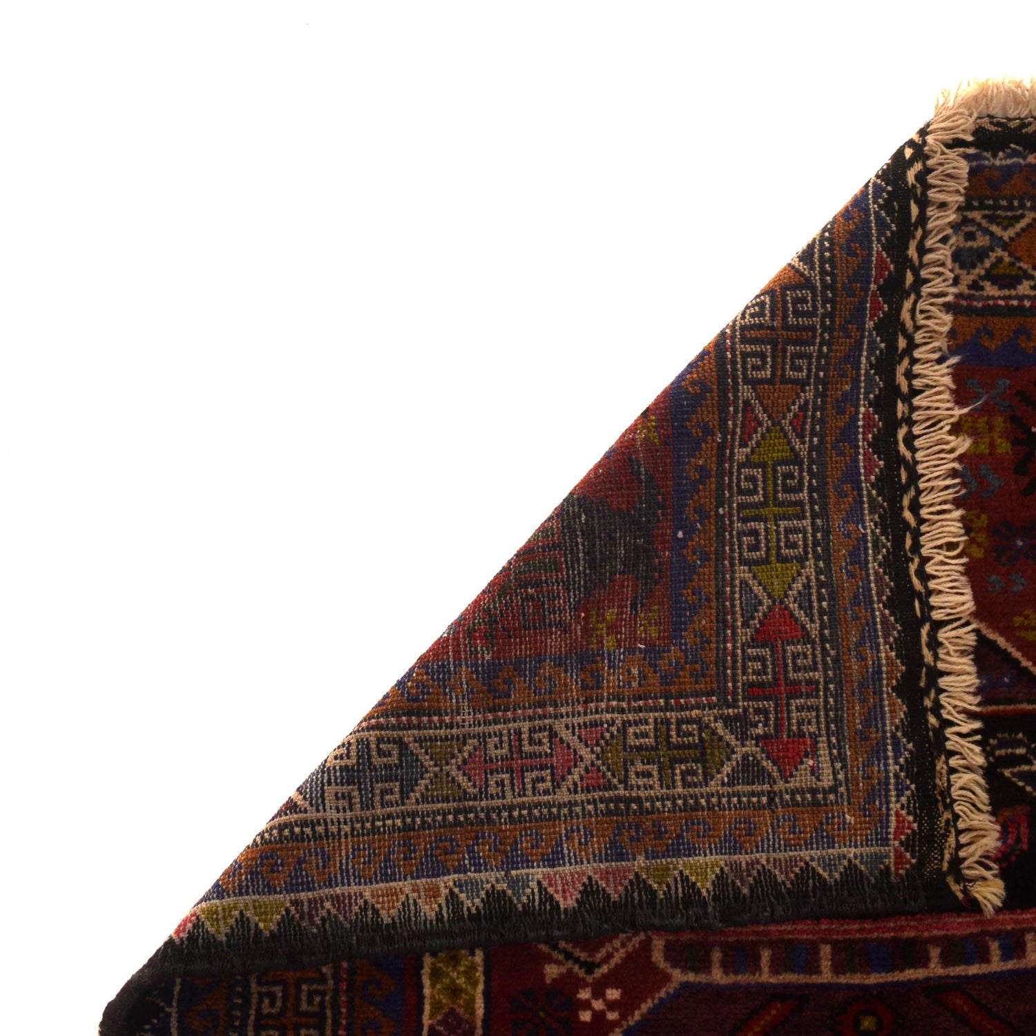 Baluchi Rug Handmade Multi Prayer Design 2x4 ft