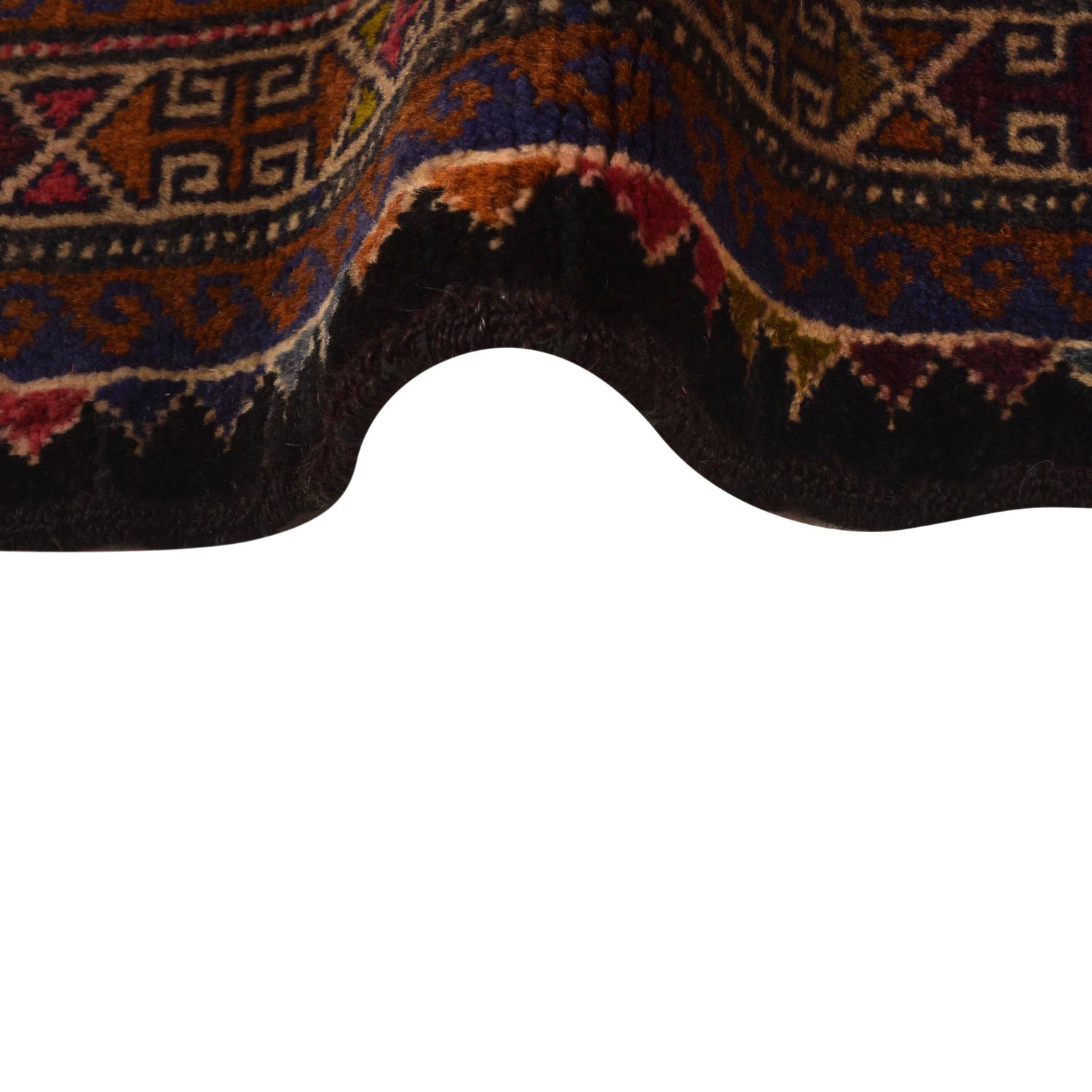 Baluchi Rug Handmade Multi Prayer Design 2x4 ft