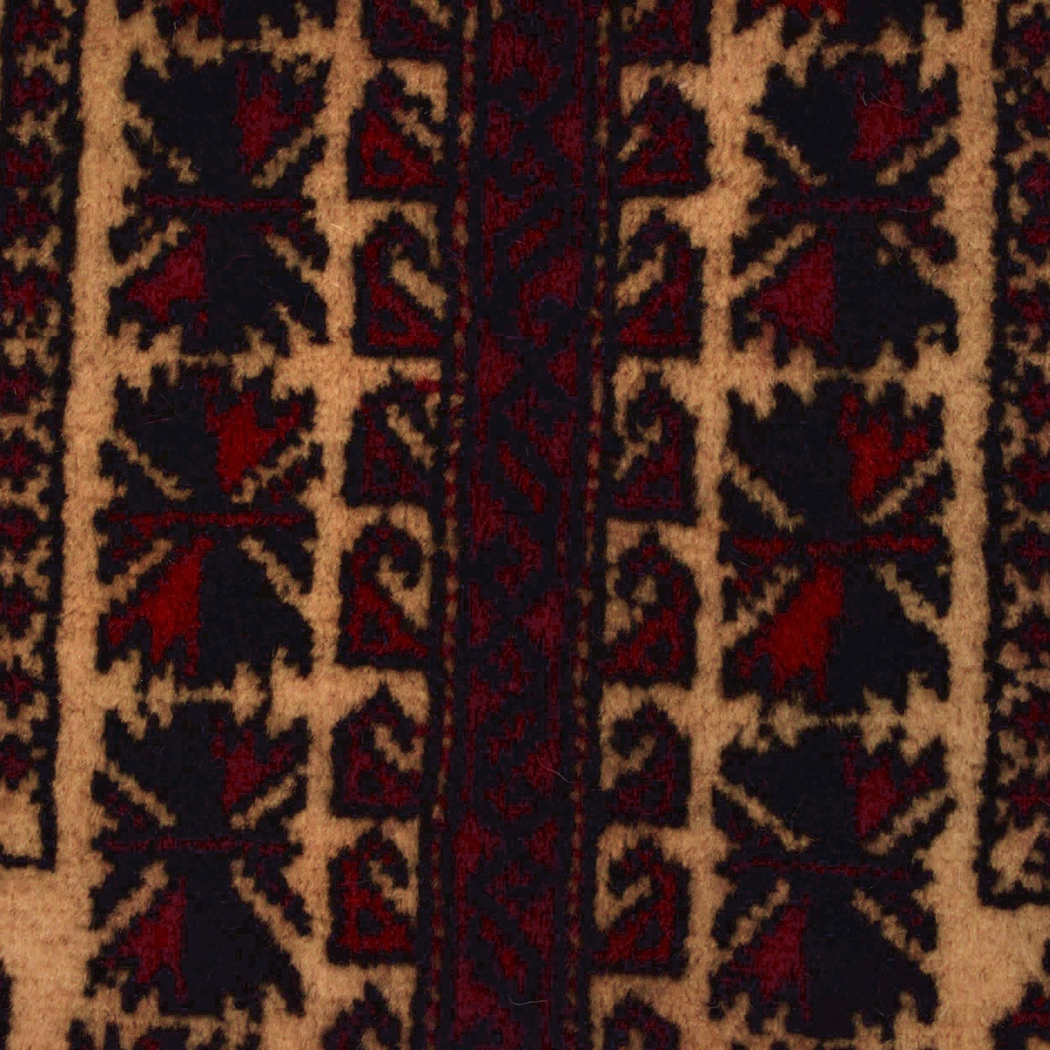 Baluchi Rug Handmade Multi Prayer Design 3x5 ft