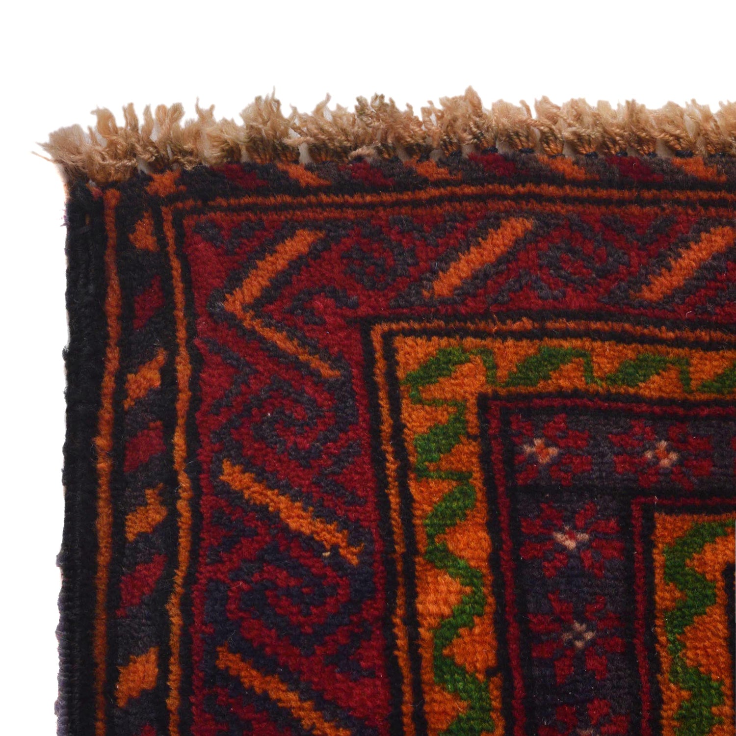 Baluchi Rug Handmade Beige Prayer Design 3x5 ft