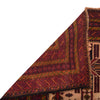 Baluchi Rug Handmade Beige Prayer Design 3x5 ft
