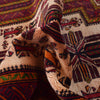 Baluchi Rug Handmade Beige Prayer Design 3x5 ft