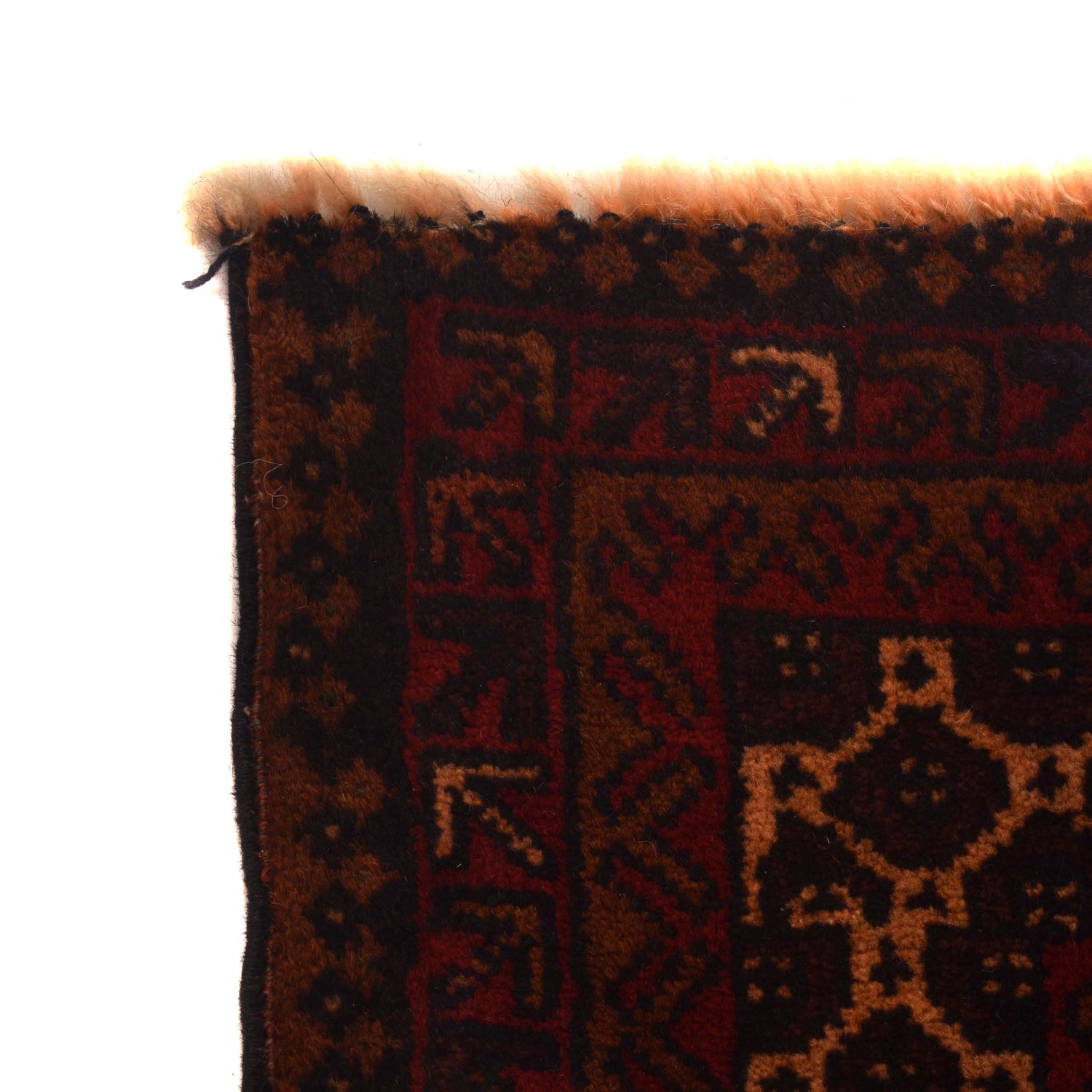 Baluchi Rug Handmade Red Prayer Design 3x5 ft