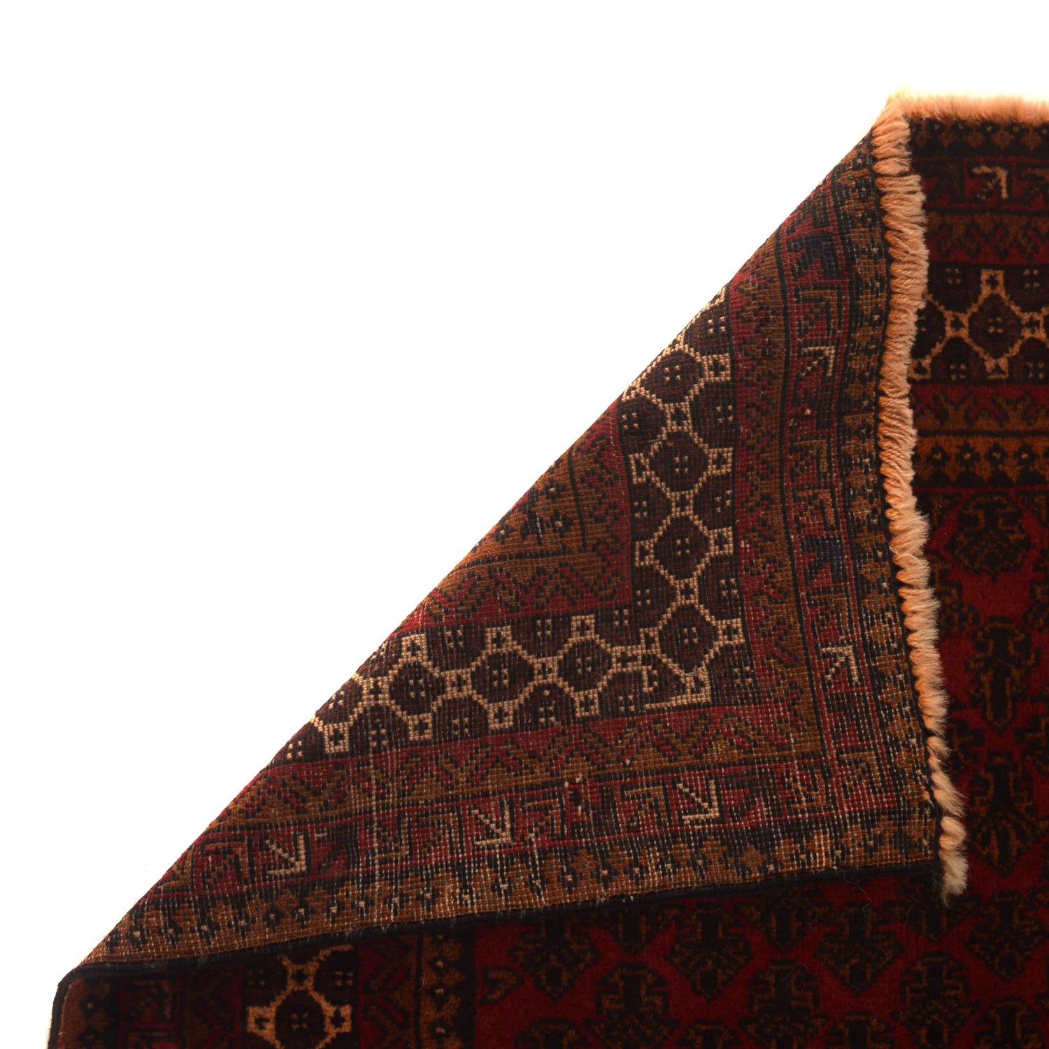 Baluchi Rug Handmade Red Prayer Design 3x5 ft