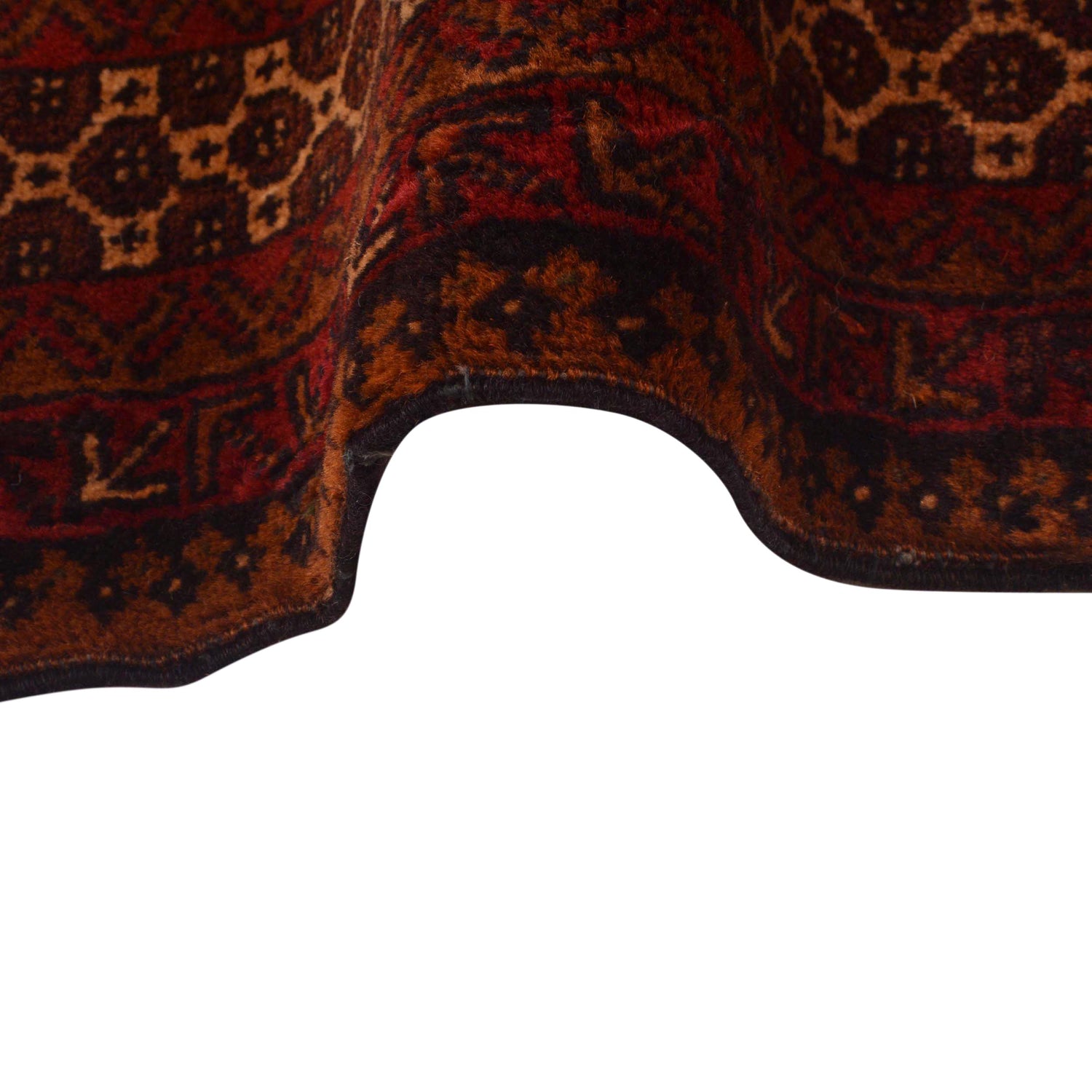Baluchi Rug Handmade Red Prayer Design 3x5 ft