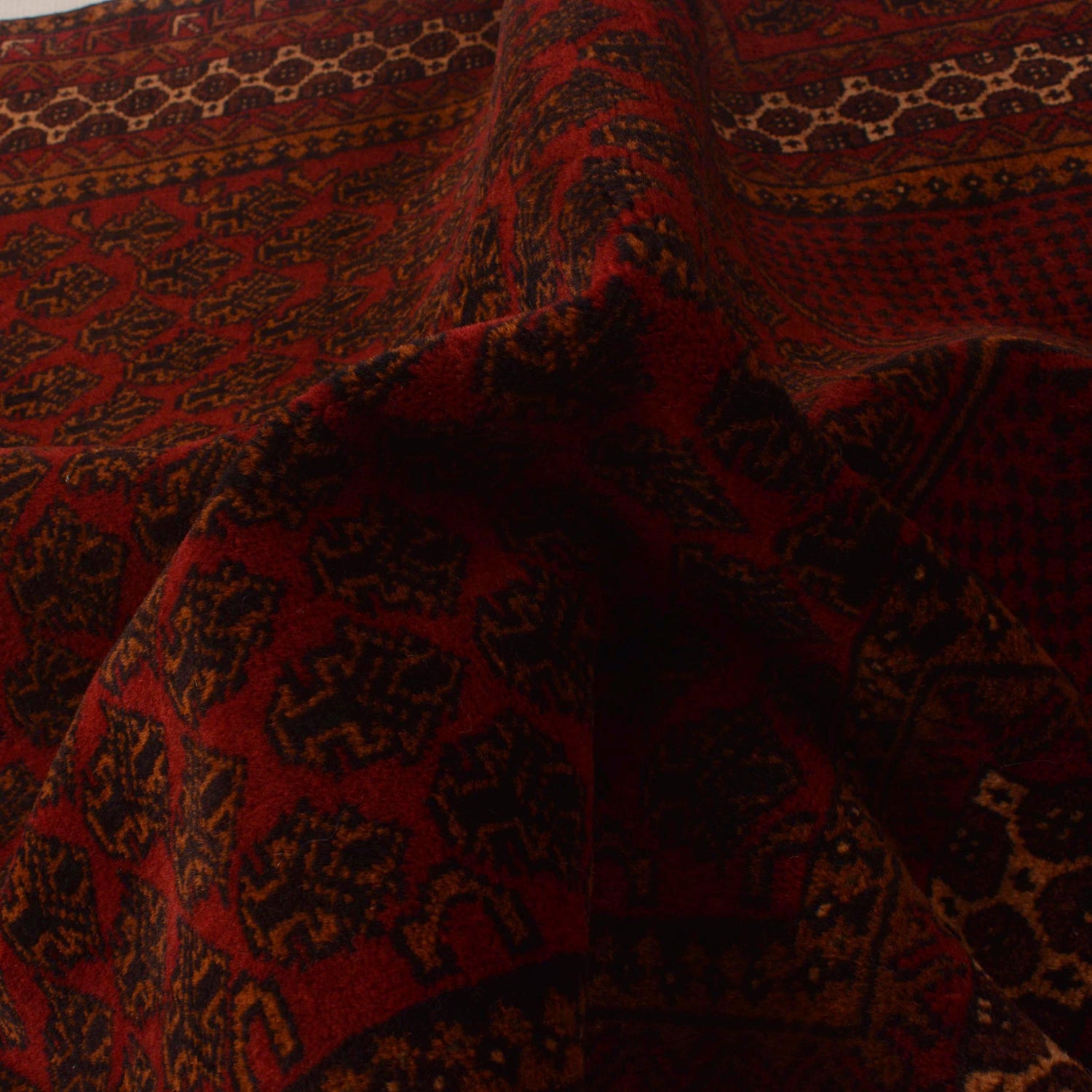Baluchi Rug Handmade Red Prayer Design 3x5 ft