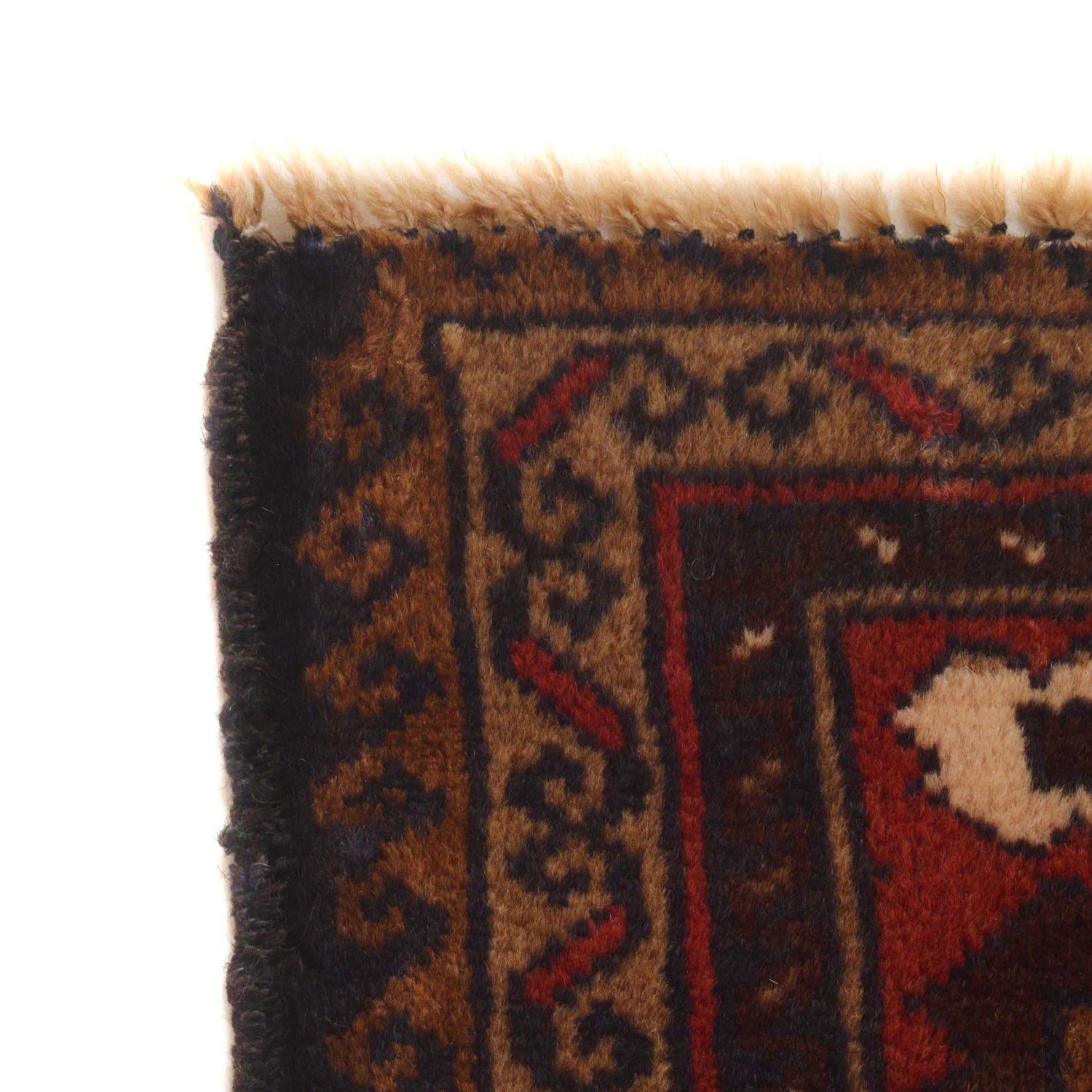 Baluchi Rug Handmade Multi Geometric 4x6 ft