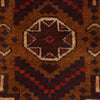 Baluchi Rug Handmade Multi Geometric 4x6 ft