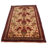 Baluchi Rug Handmade Beige Geometric 4x6 ft