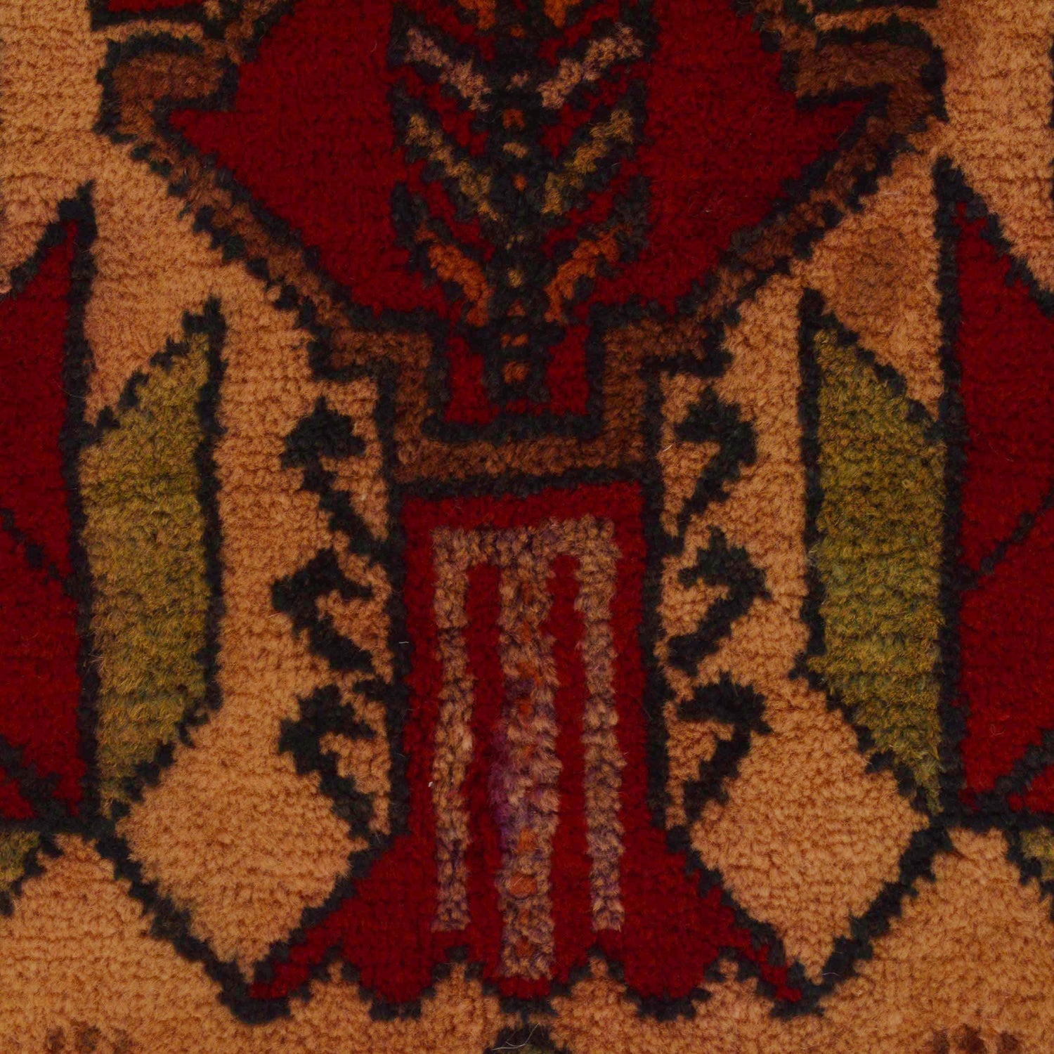 Baluchi Rug Handmade Beige Geometric 4x6 ft