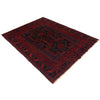 Baluchi Rug Handmade Red Geometric 4x6 ft