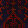 Baluchi Rug Handmade Red Geometric 4x6 ft
