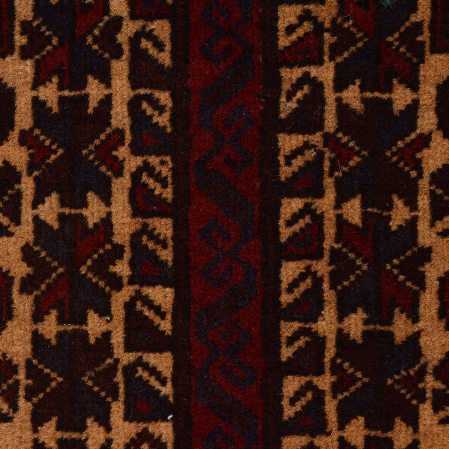 Baluchi Rug Handmade Multi Prayer Design 3x5 ft
