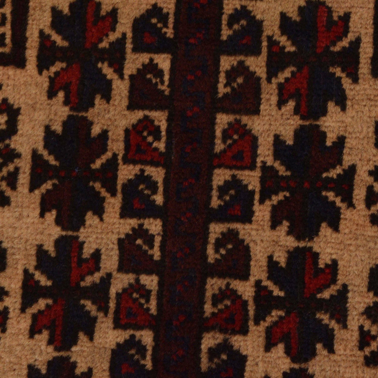 Baluchi Rug Handmade Multi Prayer Design 2x4 ft